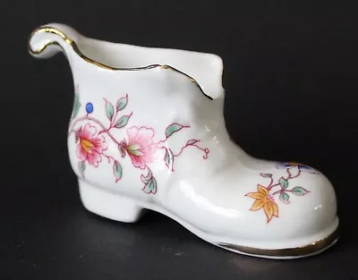 Buy Miniature Hammersley Bone China Boot “Floral” 5 Cm • 4£