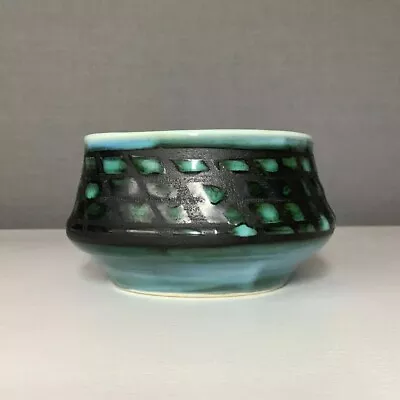 Buy Vintage 60’s David Sharp Rye Studio Pottery Green Ornament Bowl Dish Signed • 9.99£