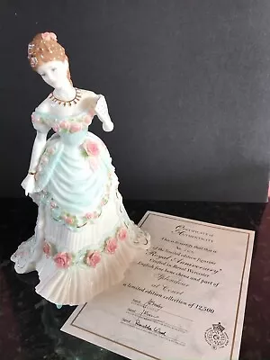 Buy Royal Worcester English Fine Bone China Figurine ‘A Royal Anniversary’ Ltd.Ed. • 159£