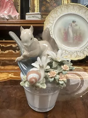 Buy Lladro Daisa Squirrel Porcelain You Surprised Me Garden Snail Flower Pot 8026 • 19.18£