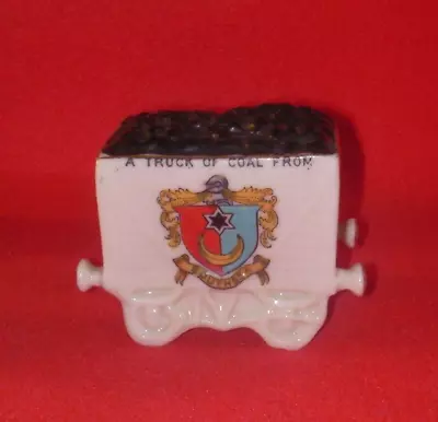 Buy Arcadian Crested China Coal Truck A Truck Of Coal From Southsea Crest • 6.99£