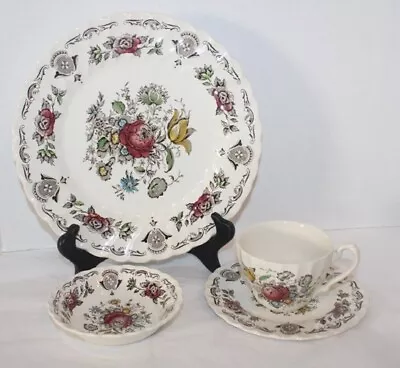 Buy Bouquet By Myotts Staffordshire England Dinnerware Set 4 Pc Place Setting For 4 • 120.22£