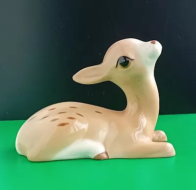 Buy Vintage Studio Szeiler Pottery Deer Fawn Laying Down Figurine Med Size 1956-62 • 8£