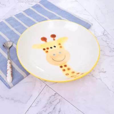 Buy  Porcelain Tableware For Kids Yellow Plate Dinnerware Food Ceramics Child • 19.35£