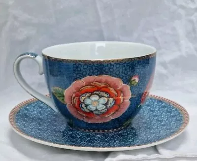 Buy PIP STUDIO Cappuccino Cup And Saucer Flower Design • 14.99£