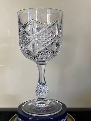 Buy 11 Cut Glass Port / Sherry Glasses With Stems. • 10£