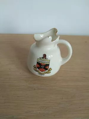 Buy Willow Art Crested Ware Jug - Ilkeston • 2.50£