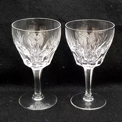 Buy 2 X STUART CRYSTAL - CARDINAL Cut - Claret Wine Glass / Glasses - 5 1/8  • 14.99£