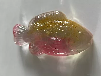 Buy Isle Of Wight Studio Glass Shells & Fish Collection Flat Fish Paperweight 1990's • 10.99£