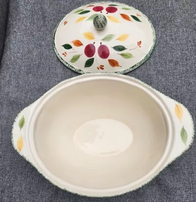 Buy St Michael Damson Ceramic Fruit Casserole Dish Oven Safe Oval Marks & Spencer 31 • 10.99£