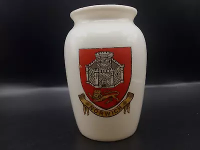 Buy Goss Crested China - NORWICH Crest - Jar, Wide Top - Goss. • 5.75£