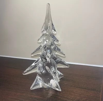 Buy 10”  Tall Vintage Sigma Lead Crystal Christmas Tree • 69.89£