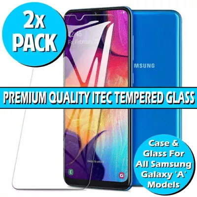 Buy Phone Samsung Galaxy A10 A12 A32 A42 A52 A41 A51 Tempered Glass Screen Protector • 3.89£
