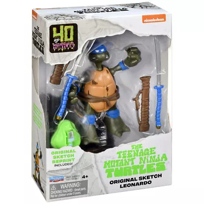 Buy Teenage Mutant Ninja Turtles Leonardo Action Figure  Original Sketch • 19.99£