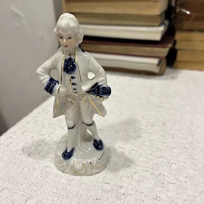 Buy Vintage Porcelain  - Gentleman Statuette Italian Capodimonte Villa  Dei Faglia • 21£