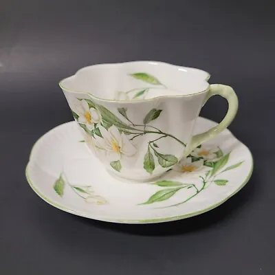 Buy Vintage Shelley Syringa Fine Bone China 14063 Dainty Tea Cup & Saucer • 46.67£