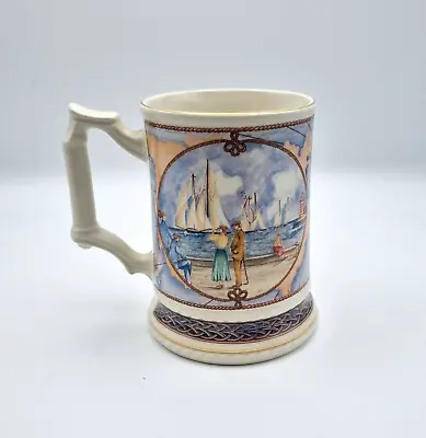 Buy Sadler Pottery Tankard  Bone China Vintage Ship Sea Themed Tankard • 14.95£