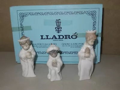 Buy LLADRO Nativity Mini Reyes 3 Piece Figurine Ornament Set #5729 • 36.35£