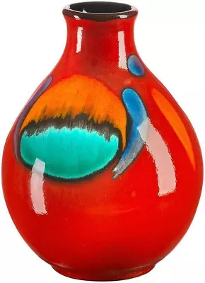 Buy Poole Pottery Volcano Bud Vase, 12 Cm, Orange • 95.01£