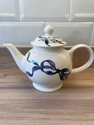 Buy Emma Bridgewater Blue / Purple Ribbon Lavender 4 Mug / Cup Teapot RARE • 65£