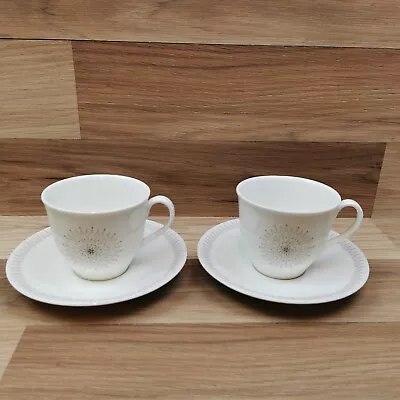 Buy Royal Doulton Morning Star Fine China Tea Cups And Saucers • 11.99£