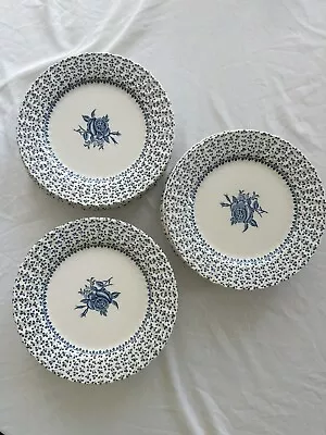 Buy Royal Victoria Rose Bouquet Ironstone Dinner Plates X20 Available • 7£