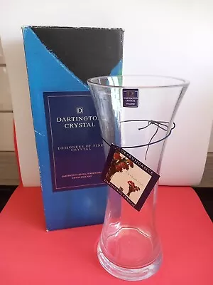 Buy Dartington Crystal Carnation Vase In The Florabundance Collection  - Boxed • 14£