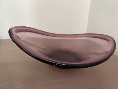 Buy Vintage Amethyst Glass Bowl ,Decorative Plate,fruit Bowl  • 6.99£