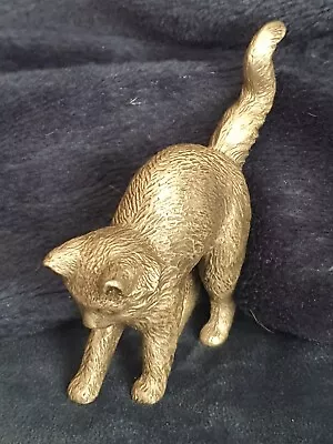 Buy Franklin Mint 1988 American Curio Cat Figurine-solid Pewter • 3£