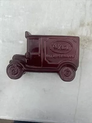 Buy Wade Delivery Van Money Box W. Stopper. Maroon Ceramic. Few Signs Of Use. Lovely • 12.99£