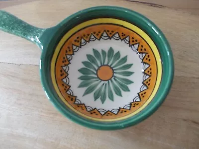 Buy Henriot Quimper Bowl With Handle Hand Painted Sunflower • 20£