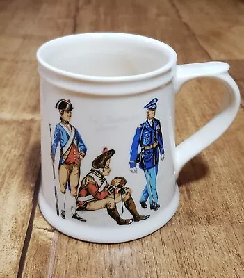 Buy HOLKHAM POTTERY Coffee Mug The American Guard Scene Cup 1976 ENGLAND • 18.59£