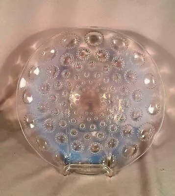 Buy Antique R. Lalique Art Glass Opalescent Plate Aster 10-3039 • 272.12£