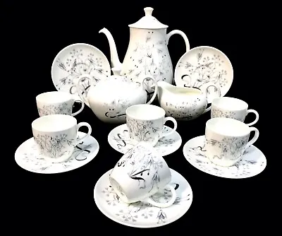 Buy Antique Wedgwood Coffee Set - Wild Oats W4166 - For 6 People / Vintage China • 125£