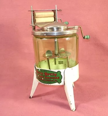 Buy Vintage Childs/ Childrens Busy Betty ToyWashing Machine - Green Depression Glass • 489.26£