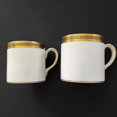 Buy Crown Staffordshire Coffee Cups Greek Key • 14£