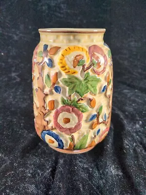 Buy Tony Wood  Indian Tree  Hand Painted Vase #575 • 20£