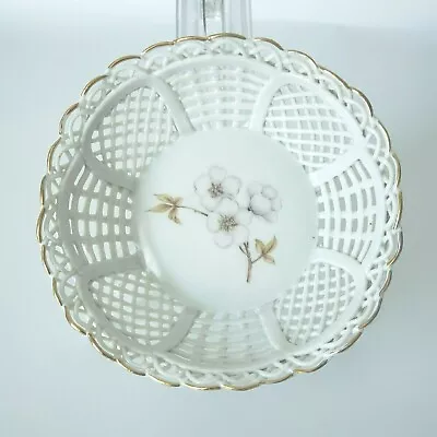 Buy VTG Porcelain Bowls Trinket Dish Floral Pattern Transylvania Handmade (Pick 2) • 16.34£