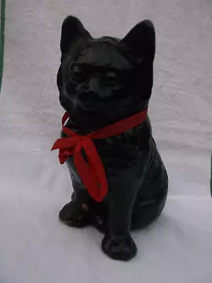 Buy NA252 1930s BRETBY SITTING BLACK KITTEN FIGURE WITH GLASS EYES MODEL NO 1349 • 15.99£