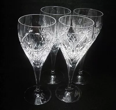 Buy Set Of 4 Edinburgh Crystal Beauly Wine Glasses 6.25 H (signed) • 19.99£