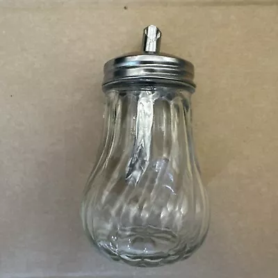 Buy Glass Sugar Dispenser Pourer, Retro Style Sugar Jar Decanter Cafe Bistro Shaker • 3£