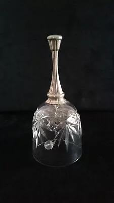 Buy Vintage Royale County 24% Lead Crystal Hand Cut Glass Bell & Metal Pewter Handle • 5.99£