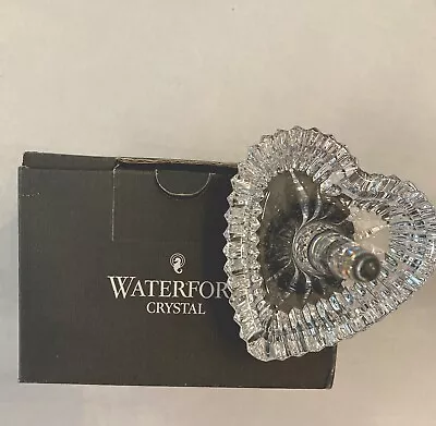 Buy New Waterford Large Irish Cut Crystal Heart Shape Ring Holder Dish • 30.76£