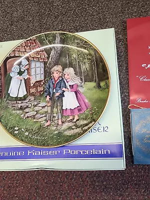 Buy Hansel And Gretel - Kaiser Porcelain Plate West Germany Classic Fairy Tales • 14.99£