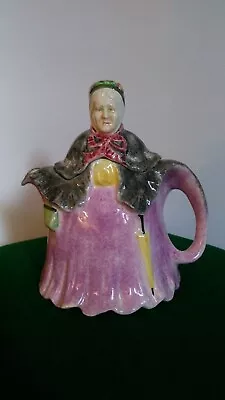 Buy Vintage Tony Wood Collectable Teapot  Little Old Lady  Circa 1935 • 15£