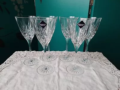 Buy Set Of Six Edinburgh Crystal Romeo Wine Glasses  • 50£