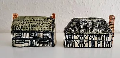 Buy 2x Tey Pottery Houses ~ Alfriston ~ Old Clergy House & The Star Inn • 10£