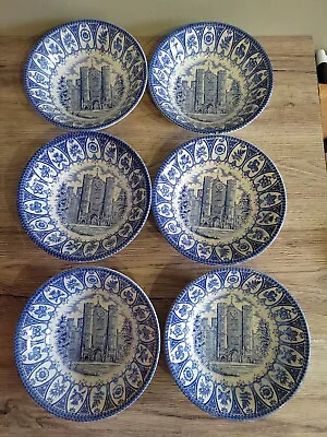 Buy 6 Broadhurst Ironstone Silver Jubilee 1977 St James Palace Cereal Bowl Vintage • 23£