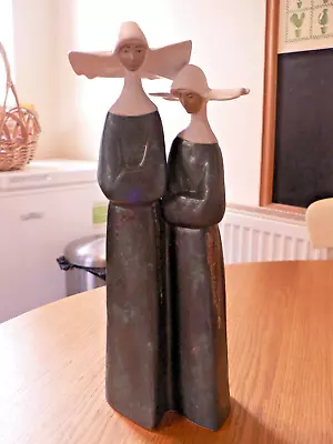 Buy A Lovely Lladro 2075  Nuns  Figure. Gres Finish • 59.99£