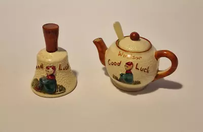 Buy Vintage Manor Ware Hand Bell And Teapot Mustard Pot • 10£